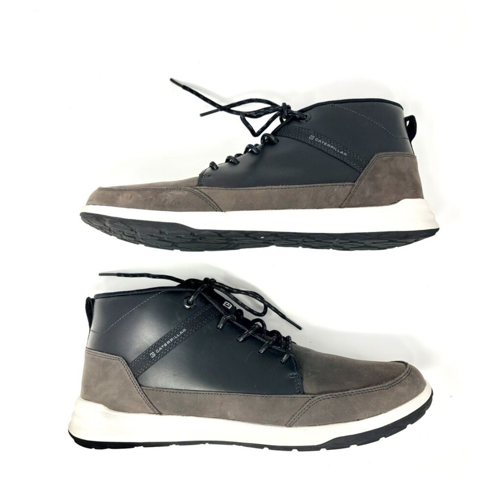Caterpillar CAT Quest Mid Medium Sz 12 Black & Grey Mens Shoes Sneakers P724129